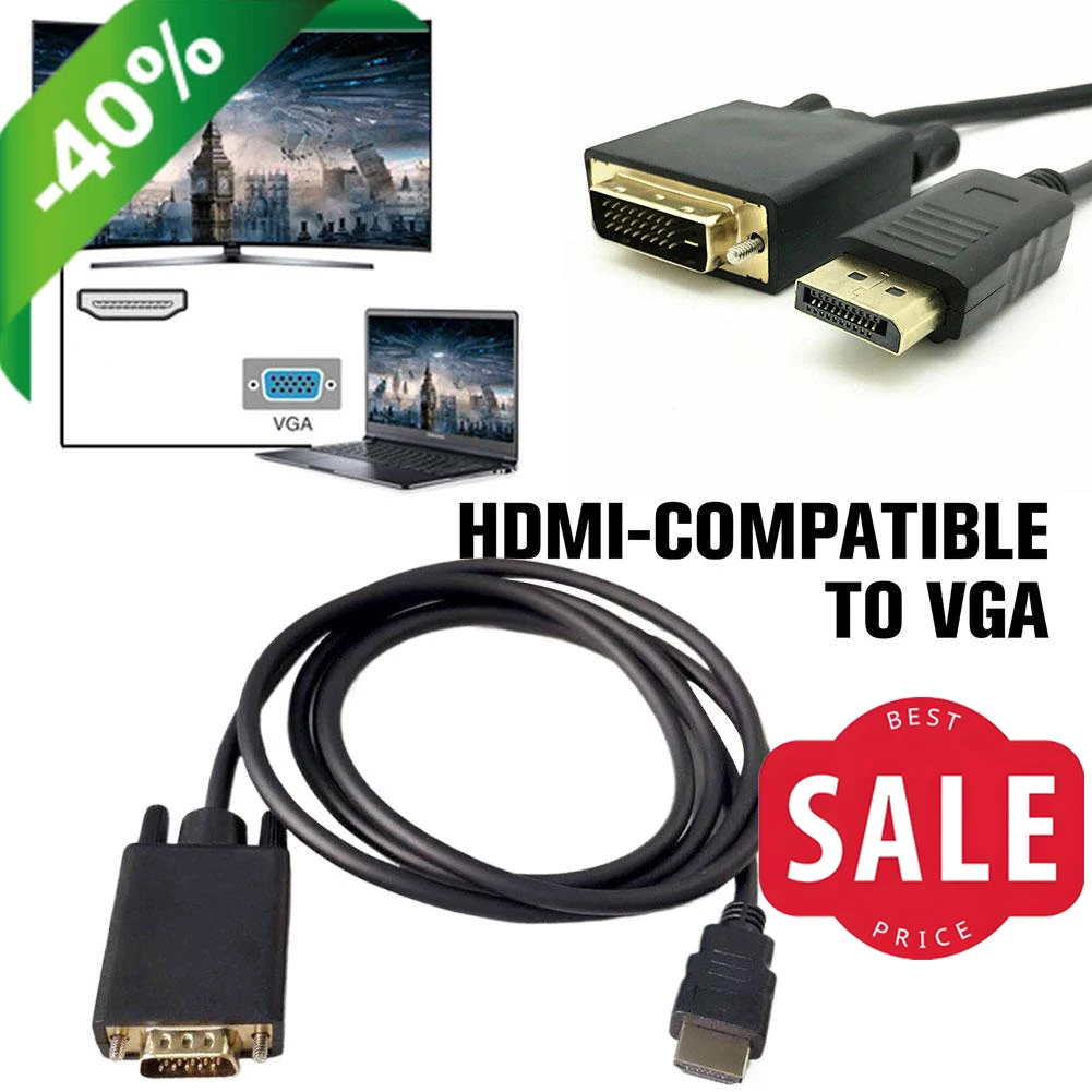 Hdmi To Vga Cable W…
