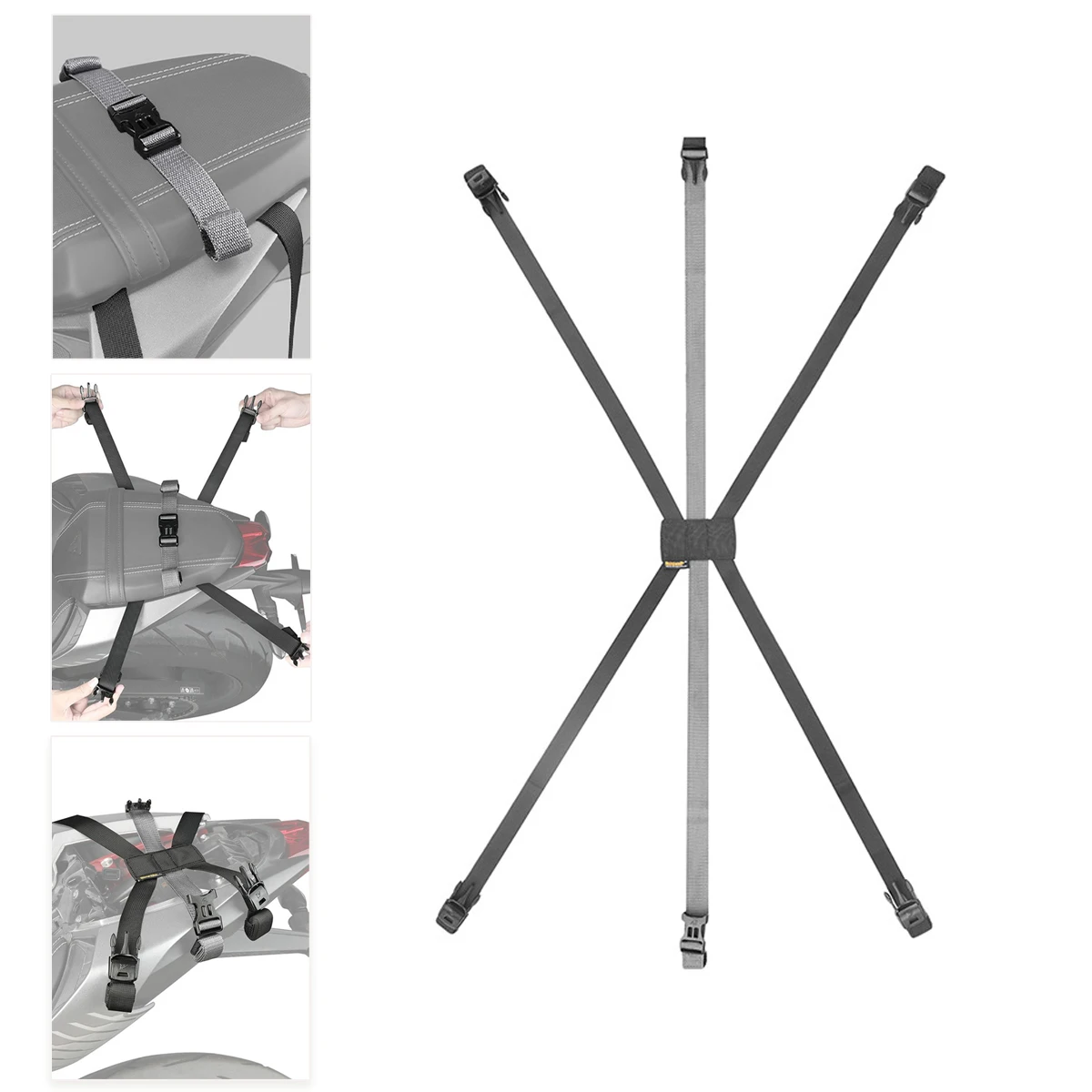 Motorcycle Tail Bag Luggage Mounting Strap Fit MT2335 MT21610/20/30 MT2208/15/30 Back Saddle Bag Straps