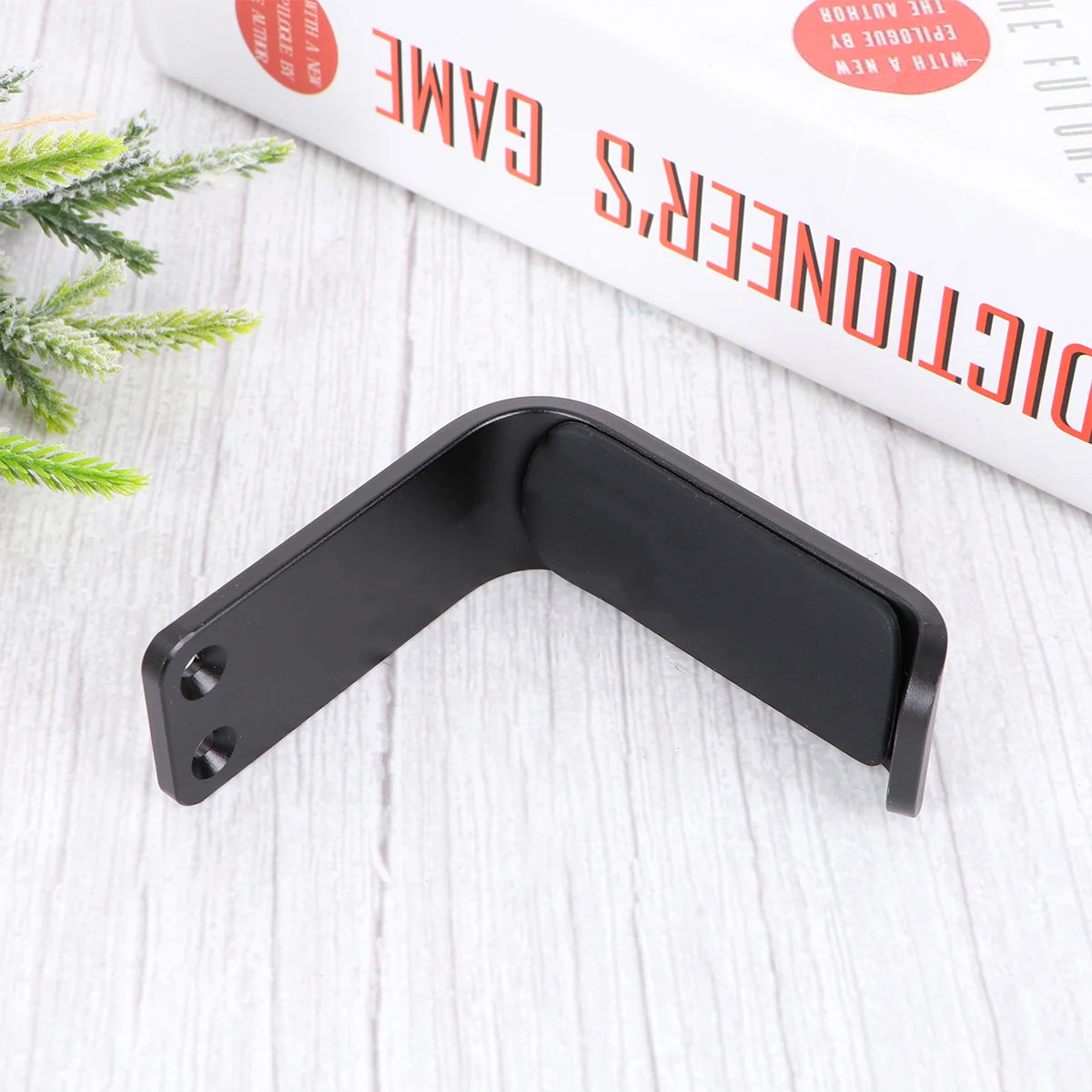 금속 게임 헤드셋 홀더 알루미늄 합금 헤드폰 브래킷 데스크 이어폰 보관함 헤드 장착형 헤드폰 홀더 블랙