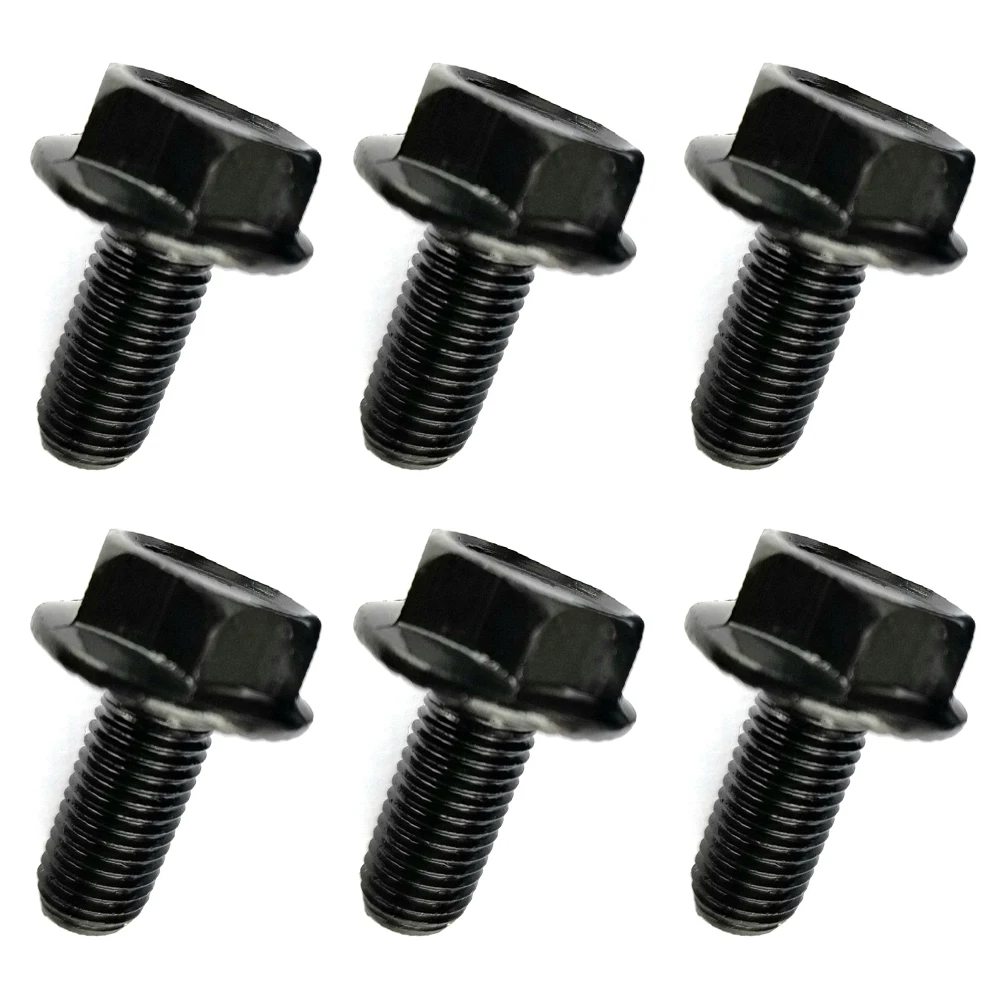 6PCS Bike CrankArm Bolt 18mm Thread Length 24mm Total Length New Set Of 6 Strong Tension MTB Bike Lectric Vehicle