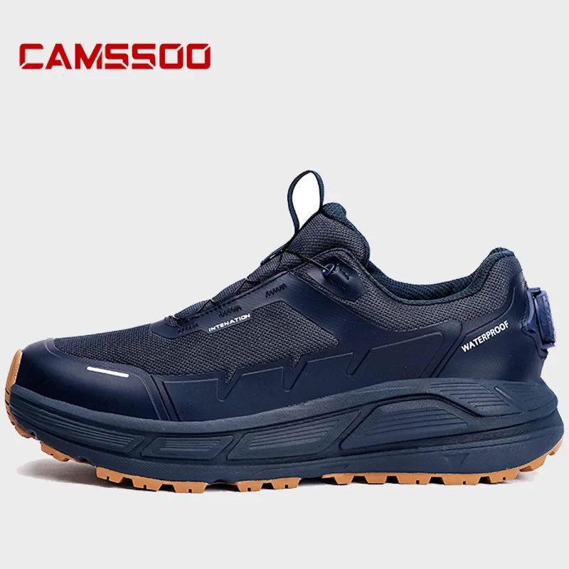 

CAMSSOO походная обувь мужская зимняя теплая нескользящая охотничья обувь с высоким берцем дорожные спортивные амортизирующие зимние ботинки тактические ботинки