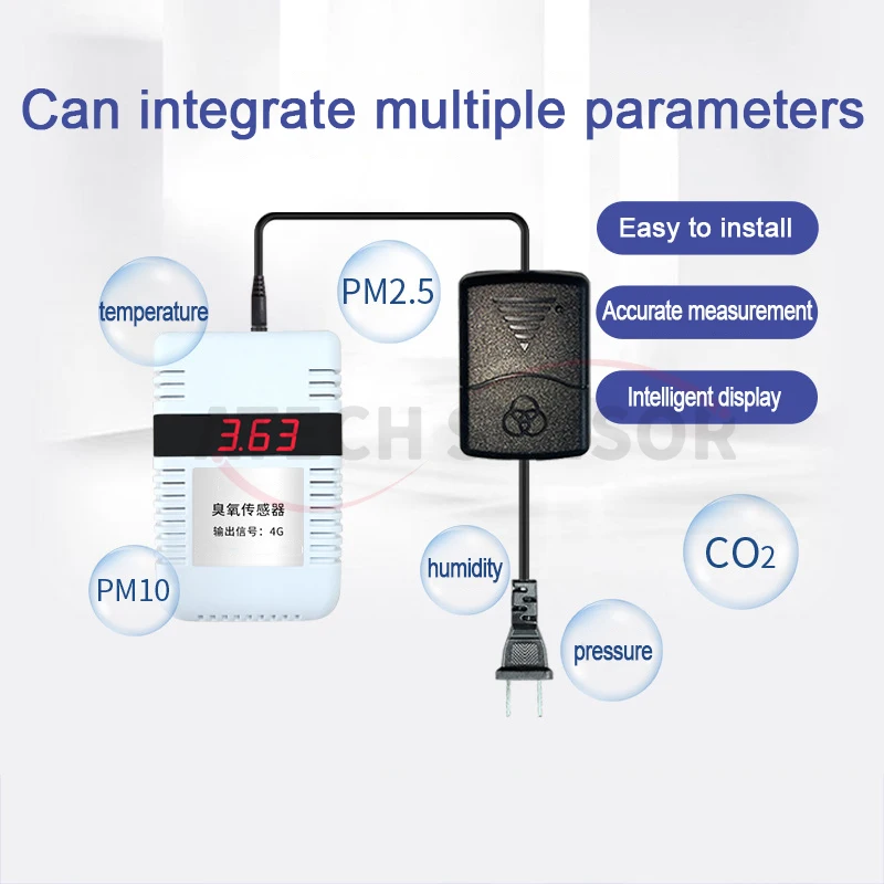 

Wall-mounted 4G wireless sensor communication multi-parameter monitoring of meteorological gas air quality
