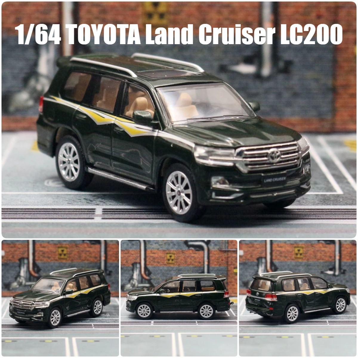 1/64 TOYOTA Land Cruiser LC200 Miniature Model JKM 1/64 Premium