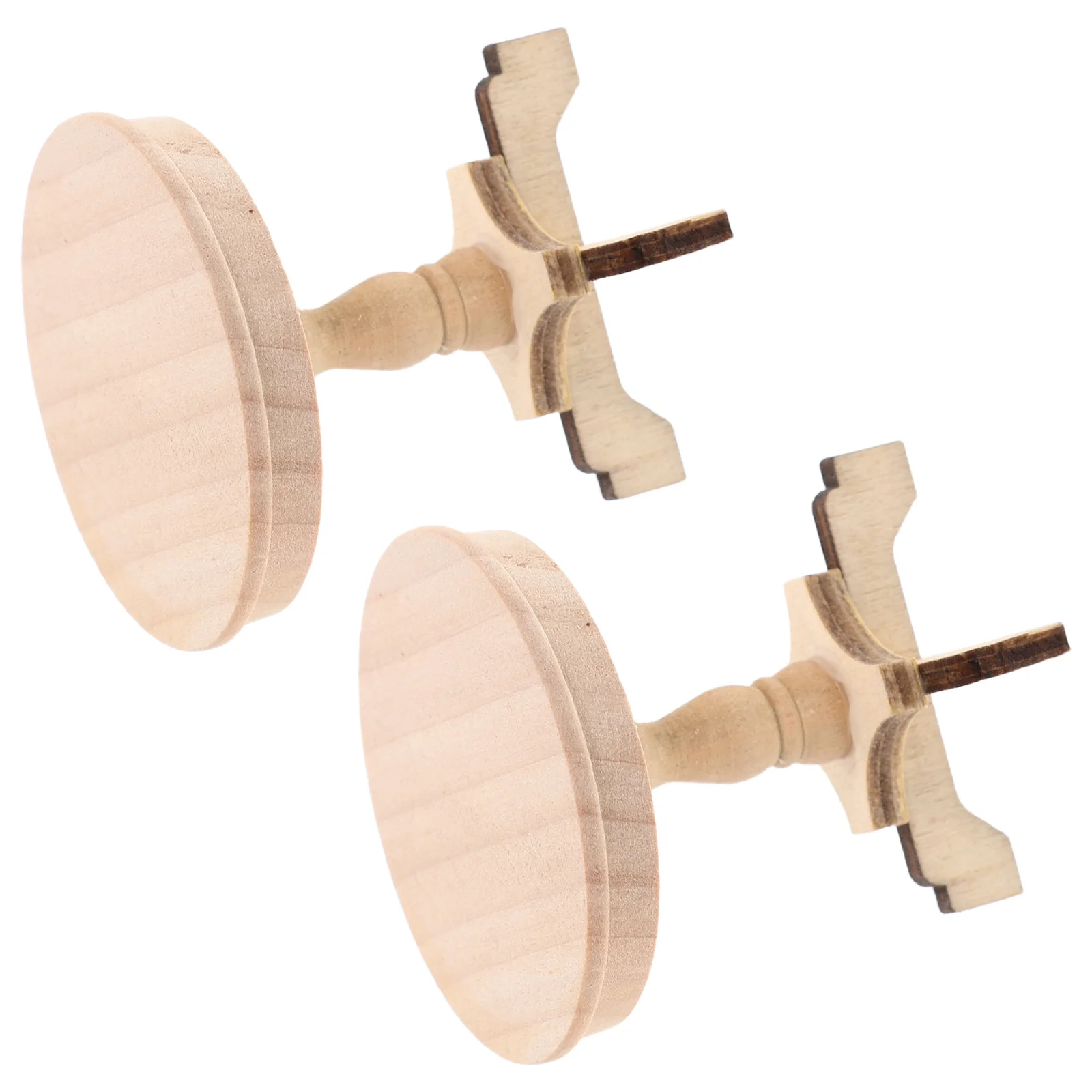 

2 шт. деревянный мини-круглый стол масштаб 1:12 набор мебели для кукольного домика журнальный столик для мини-домика гостиная аксессуары для кукольного домика