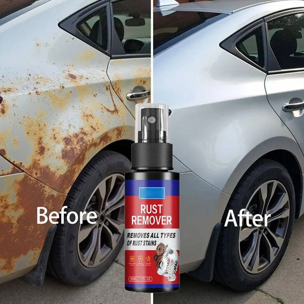 سيارة إزالة الصدأ رذاذ سيارة معدنية بالتفصيل رذاذ الصدأ المذيب تلميع السيارات الرعاية المضادة للتآكل جسم السيارة الصدأ تنظيف رذاذ #1