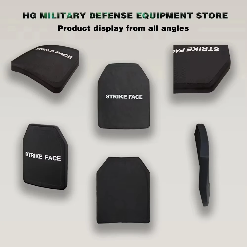 Bulletproof Chest Plate American Standard NIJ III Grade Silicon Carbide Ceramic Alumina, Inner Core Plate