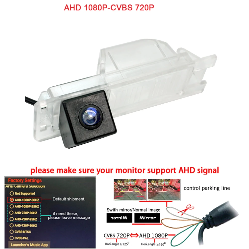 AHD 1920*1080P car rear back up camera for OPEL Haydo M1/M3 MPE Lovns-Coupe RENAULT SCENIC 3 FIAT Grande PuntoDynamic tracks cam