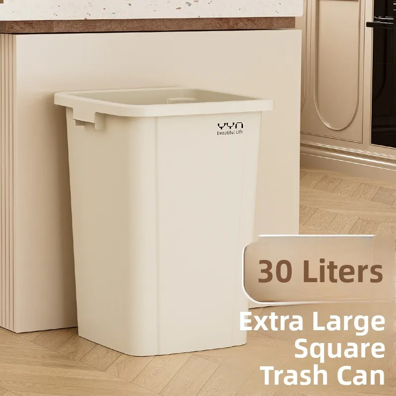 

Коммерческий аде Большой квадратный кухонный мусорный бак емкостью 40 л без крышки Бытовой мусорный бак для использования в ресторане и для бизнеса