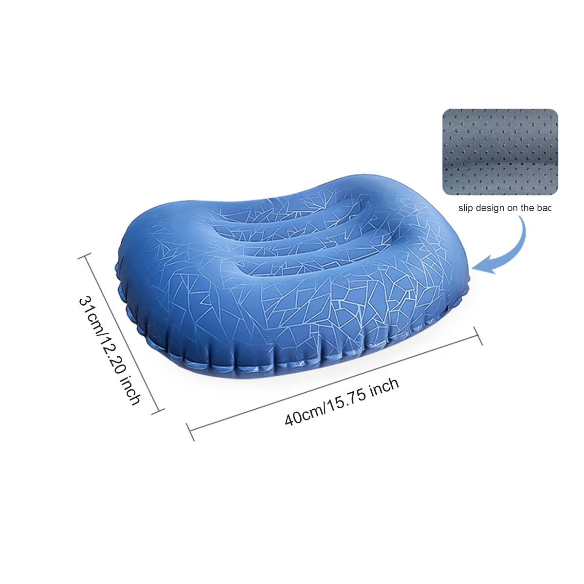 

Anti-slip Crescent Shape Soft Sleeping Pillow Compressible Neck Support Pillow for Lunch Break