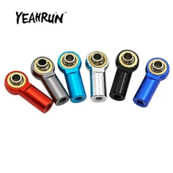 YEAHRUN 10/20pcs Aluminum M3 Metal Link Rod Joint Ball End Head Holder for Axial SCX10 Sakura D4 1/10 RC Car Truck Buggy Crawler