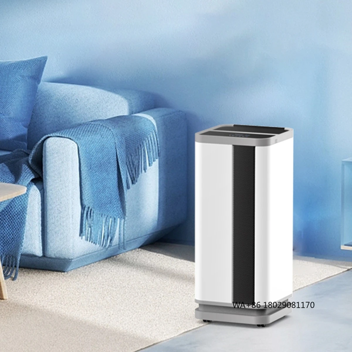 

Large Room Home Air Purifier for Halls Washable Filter Office Pet Big Smart