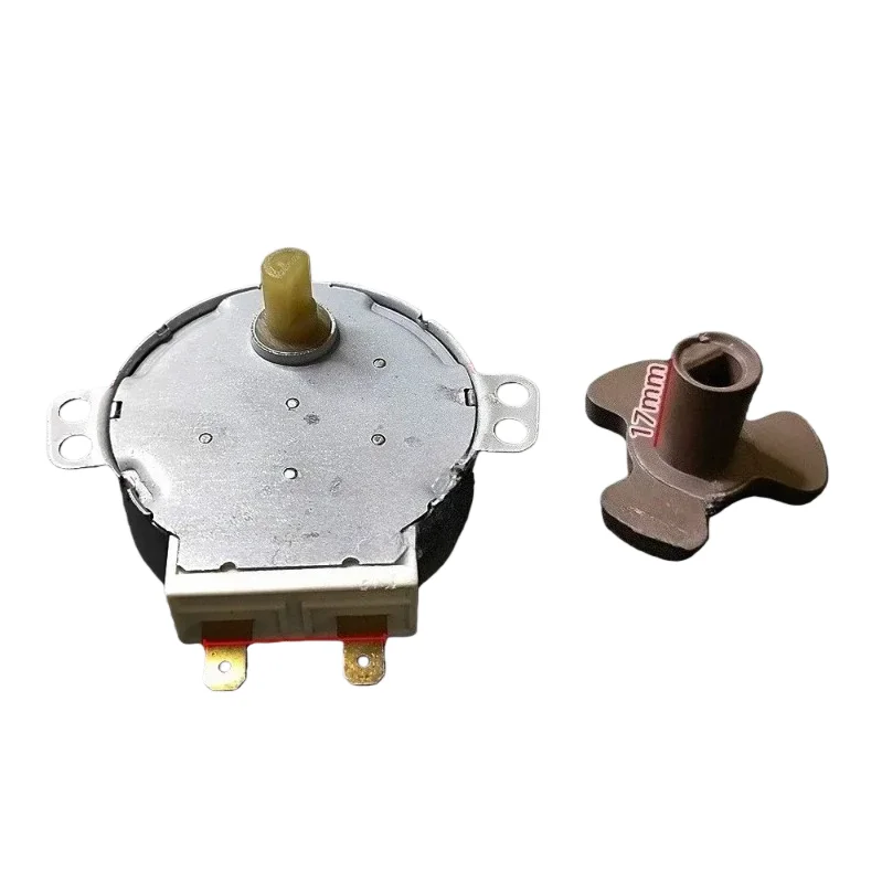 

2 шт. подходящих аксессуаров для микроволновой печи, мотор для поворотного стола 220 В, синхронный двигатель с постоянными магнитами и когтевым ротором.