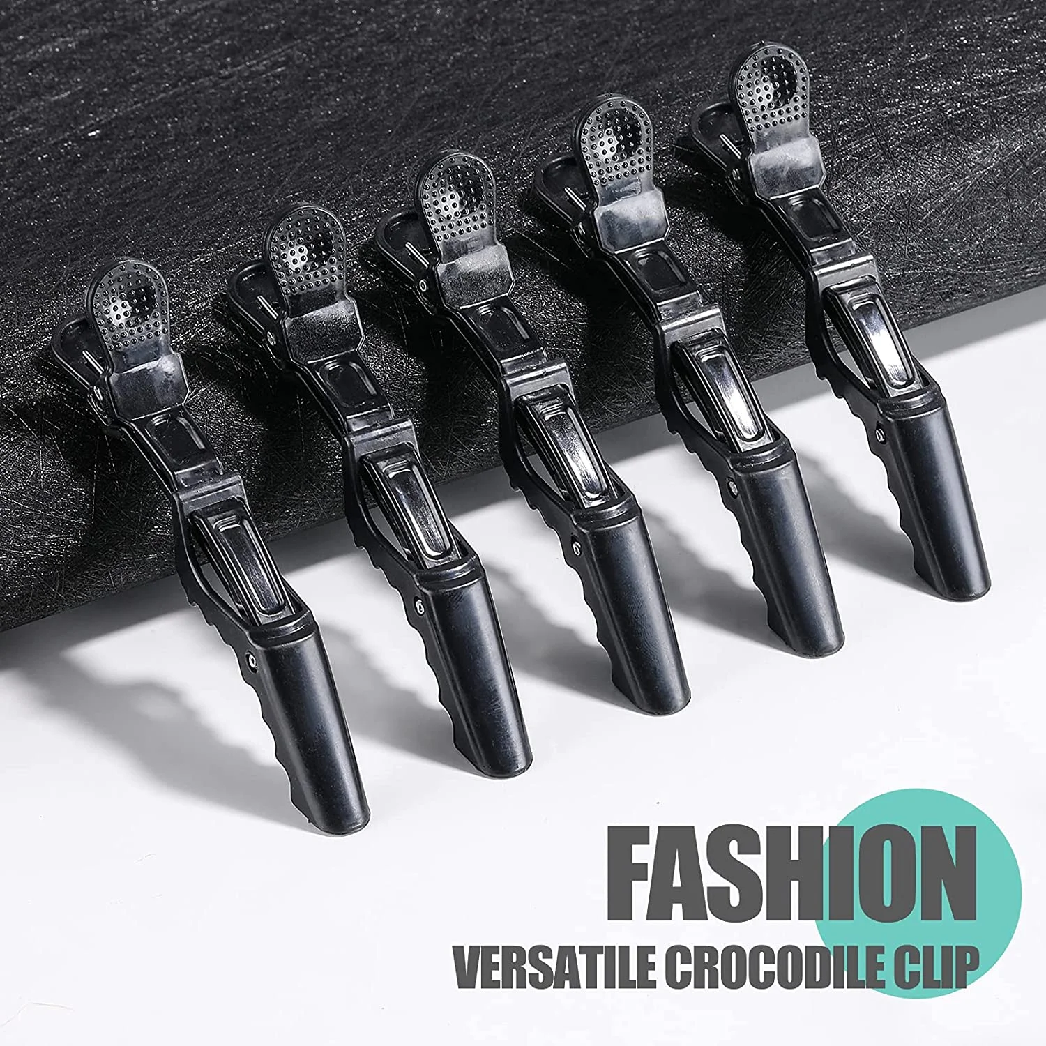 5 teile/los Rutschfeste Alligator Clip für Haar Friseur Styling Schnitte Clip Kunststoff Haarschnitt Zubehör für Salon