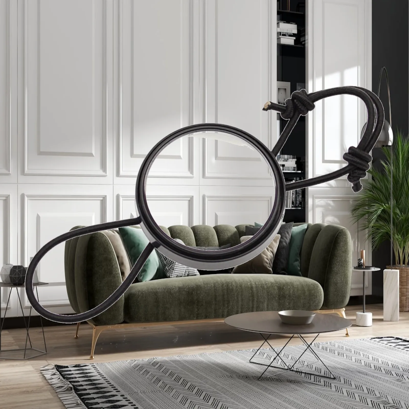 Miroir de rétroviseur de plongée pour équipement d'observation portable pour les sports sous-marins professionnels