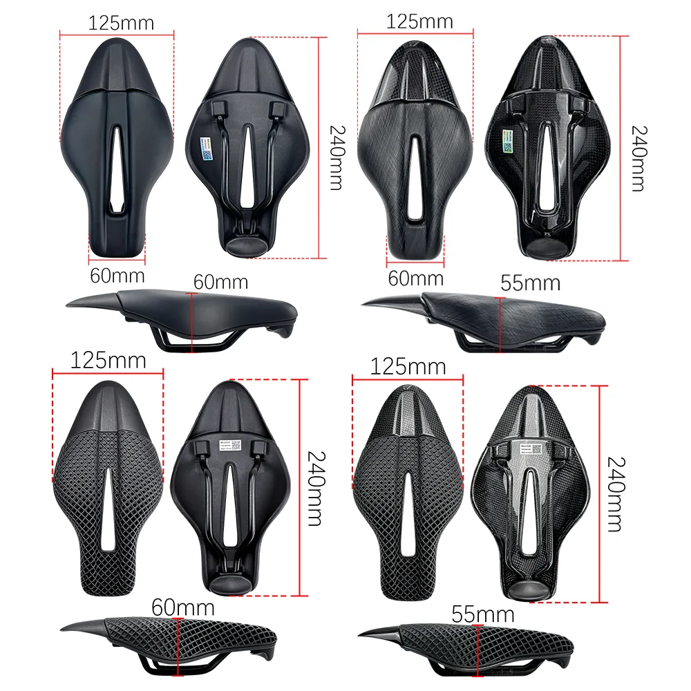 MTB Bicycle Saddle TT Time Trial Cycling Saddle Seat Sans Seat Triathlon Tri Road Bike Fixed Tooth Bicycle 3D Printing Saddle