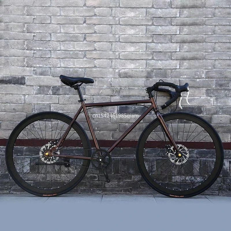 Curved Handlebar Bicycle Men's Road Riding Disc Brake Student Women's Complete Vehicle Sports Car 24 Inches