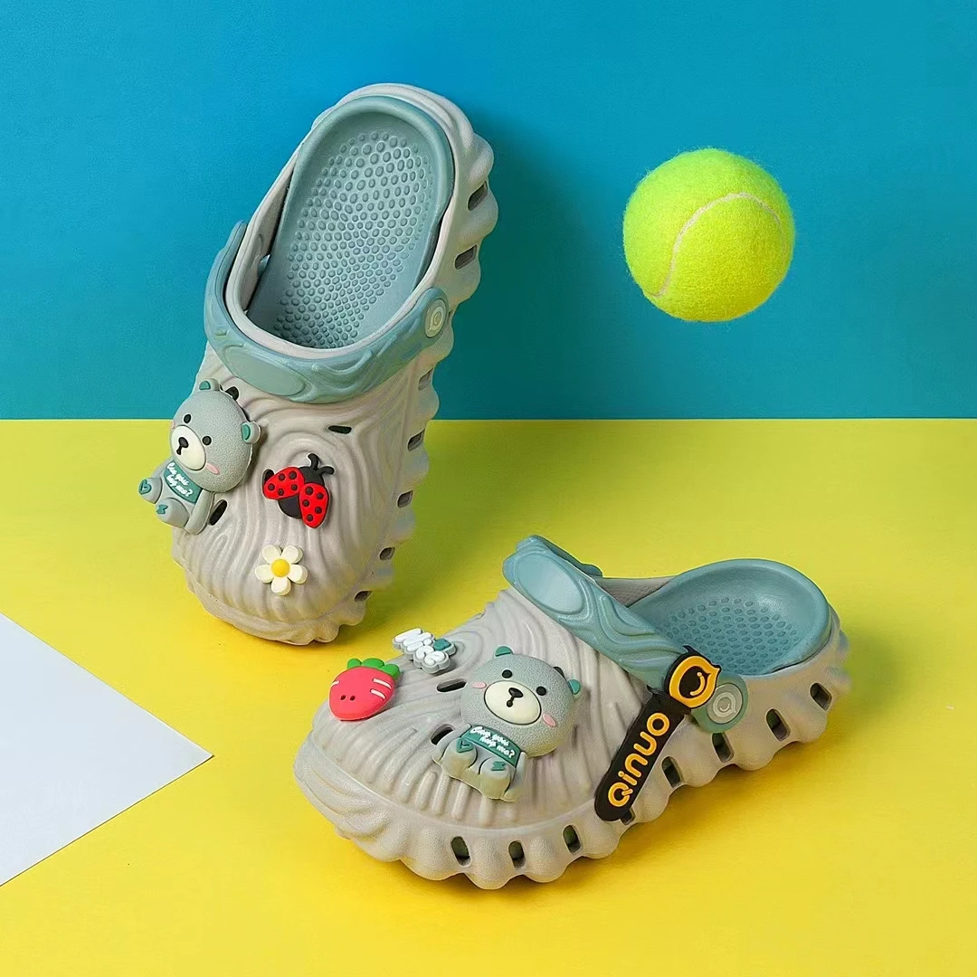 Children Garden Shoes Cute EVA Cartoon Beach Sandals Babies Summer Slippers High Quality Soft Kids Outdoor Slippers Flip Shoes