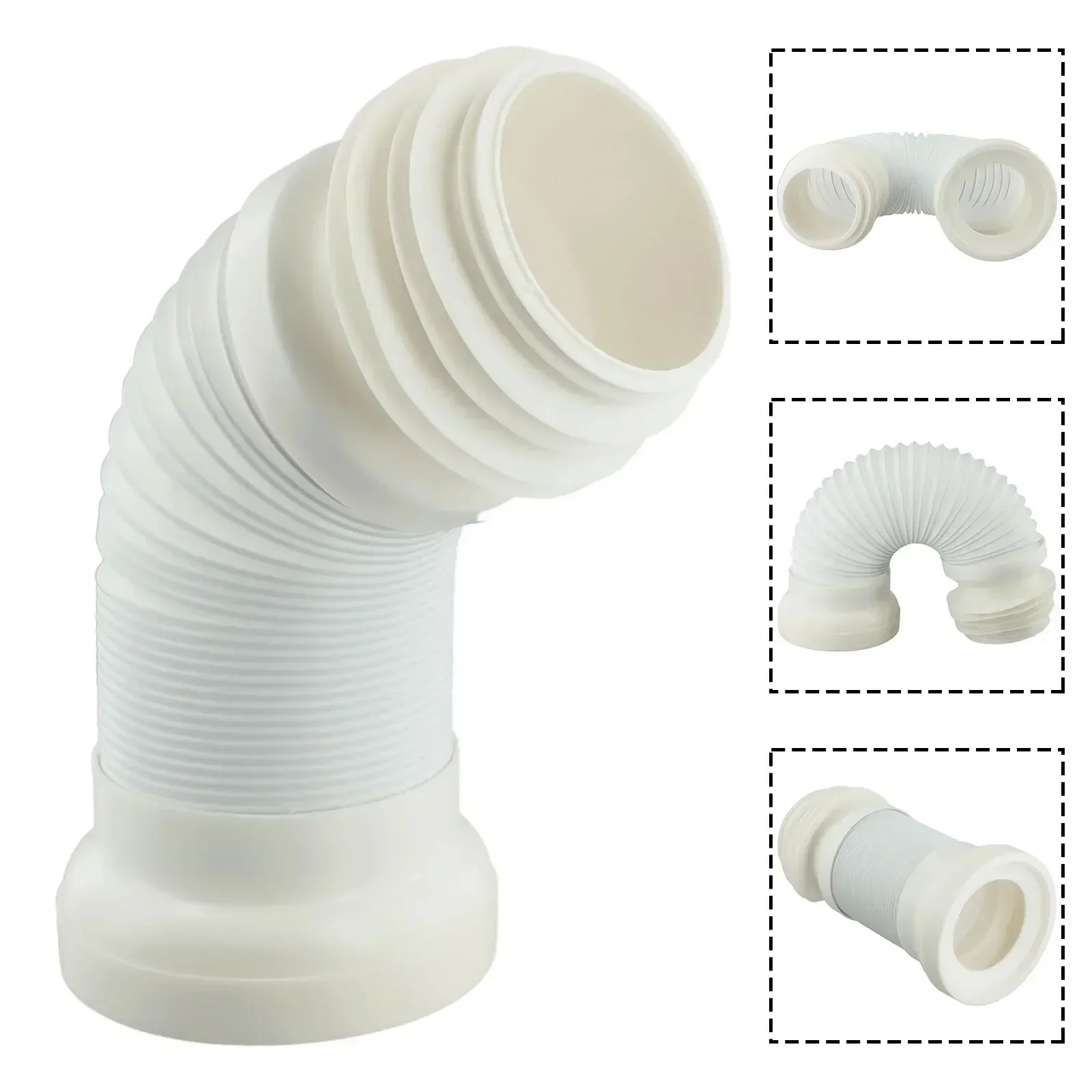 

Wall Mounted Toilet Drain Pipe Back Row Toilet Connection Pipe Toilet Bathroom Accessories Toilet Hose Retractable Drain Pipe