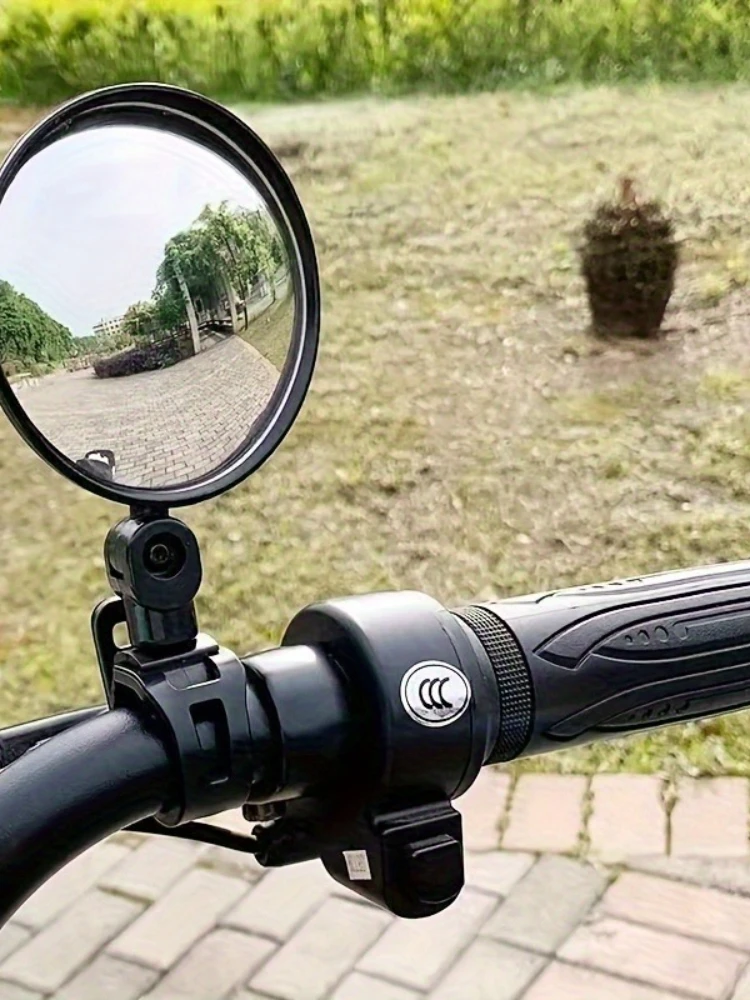 AliExpress 1Pc/2Pcs 360 Degree Electric Scooter Rearview Mirror Rotatable Adjustable Rear View Glass Replacement Wide Angle Convex Surface