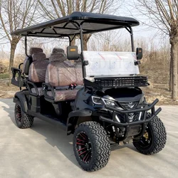 Brand China 2 4 6 Seater High Quality Customized Color 48V Off-Road Golf Cart Electric Club Car Classic Hunting Golf Cart Price