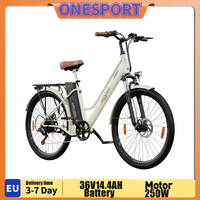 ONESPORT OT18 25km/h Max Speed E-Bike 250W Brushless Motor Commuting Electric Bicycle 36V14.4Ah Lithium Battery Electric Bike