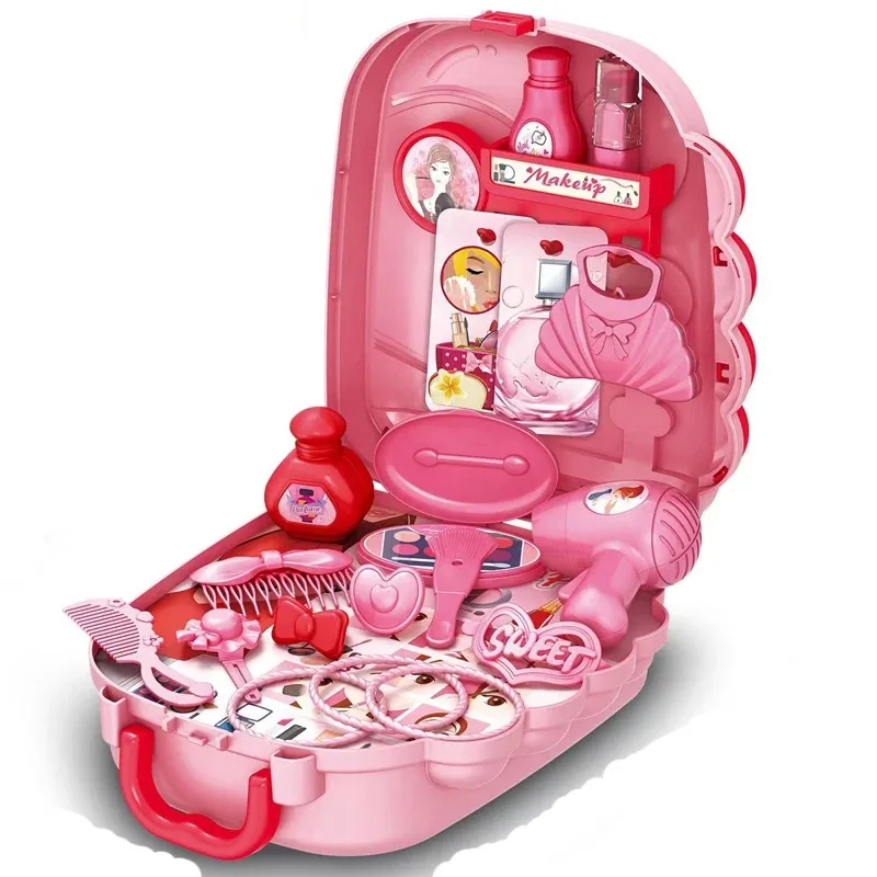 Set da cucina per bambini, set di giocattoli da cucina per giochi di finzione, set da gioco per bambini con strumenti da dottore di Amburgo, set da gioco per bambini
