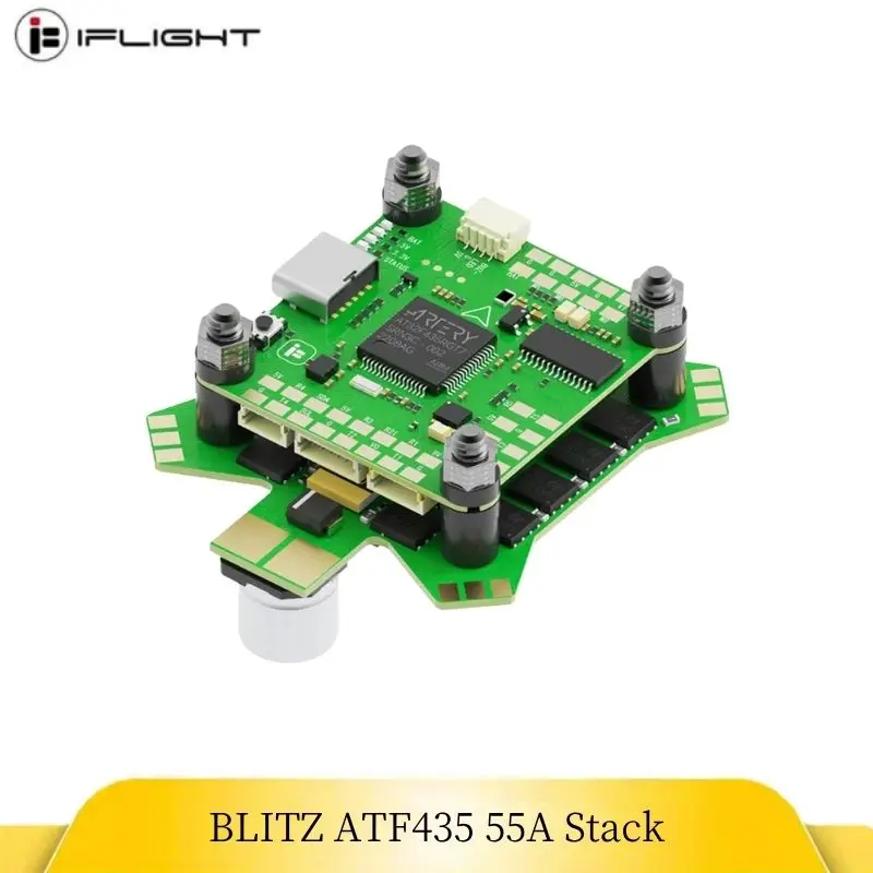 

iFlight BLITZ ATF435 55A Stack BLITZ ATF435 Flight Controller with BLITZ E55S 4-IN-1 2-6S ESC for RC FPV Freestyle Racing Drone