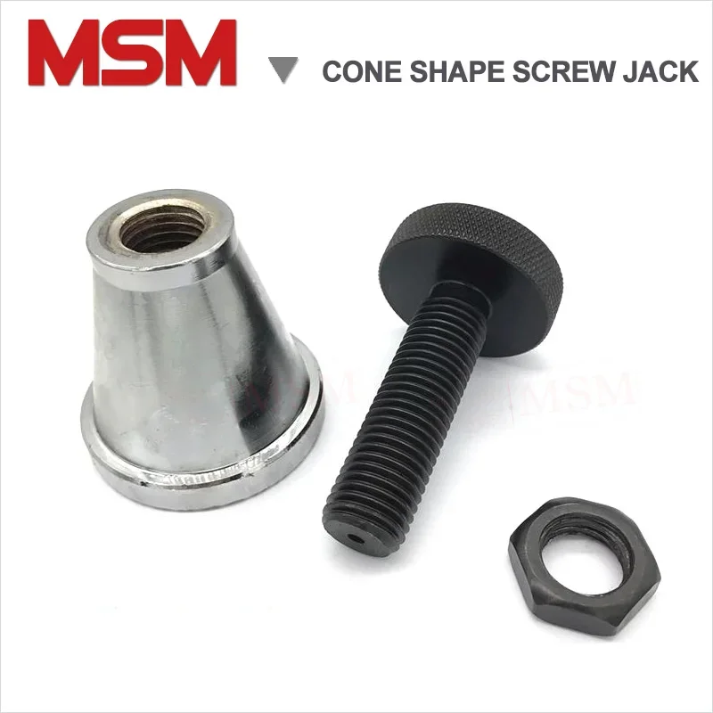 1pc Cone Shape Screw Jack A/B/C Models Mold Height Hoist Adjusting CNC Milling Injection Machine Cushion Block Manual Adapter