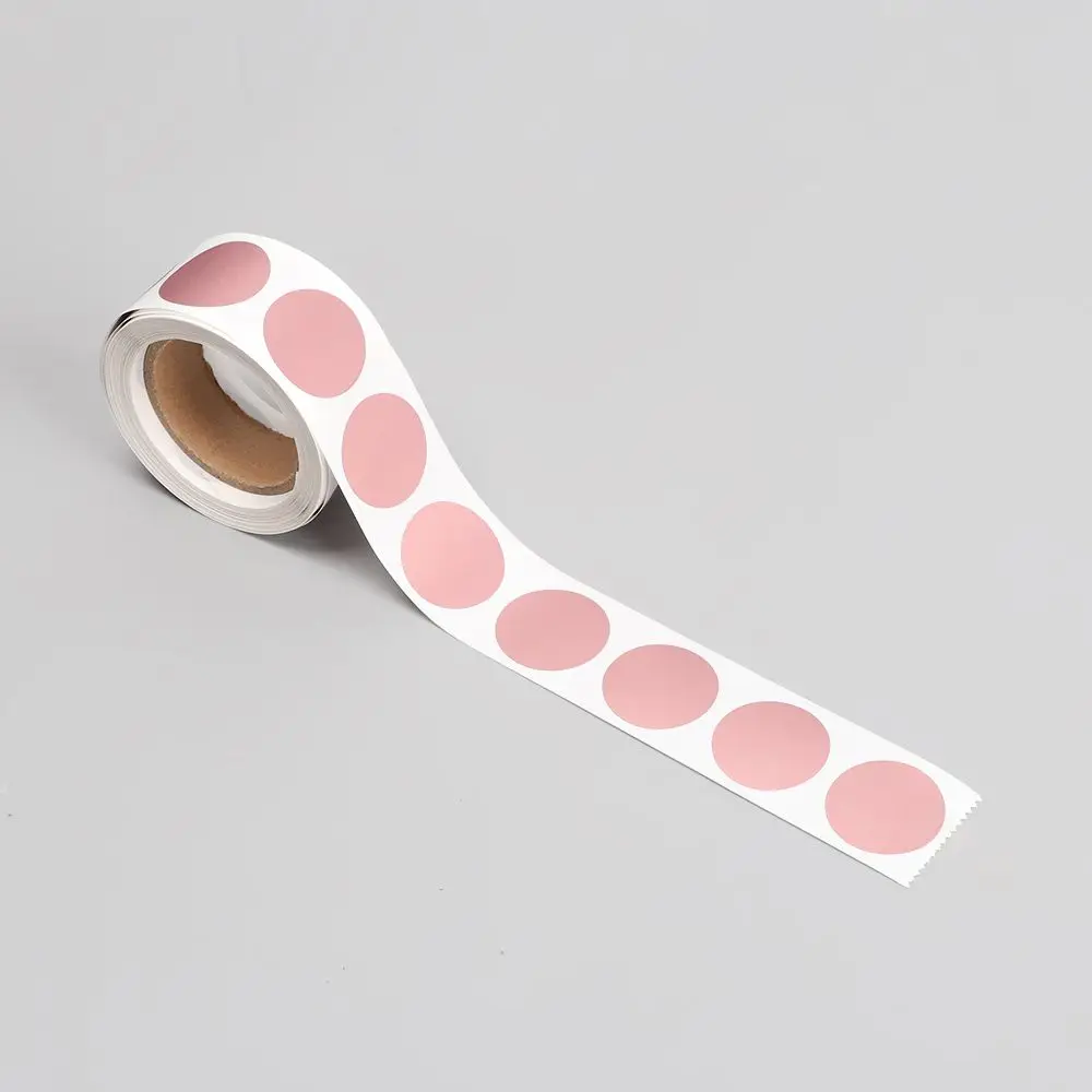 Funny Blank Stationery Wedding Message Card Secret Code Cover Business Labels Scratch Off Sticker Round Shape Adhesive Paper