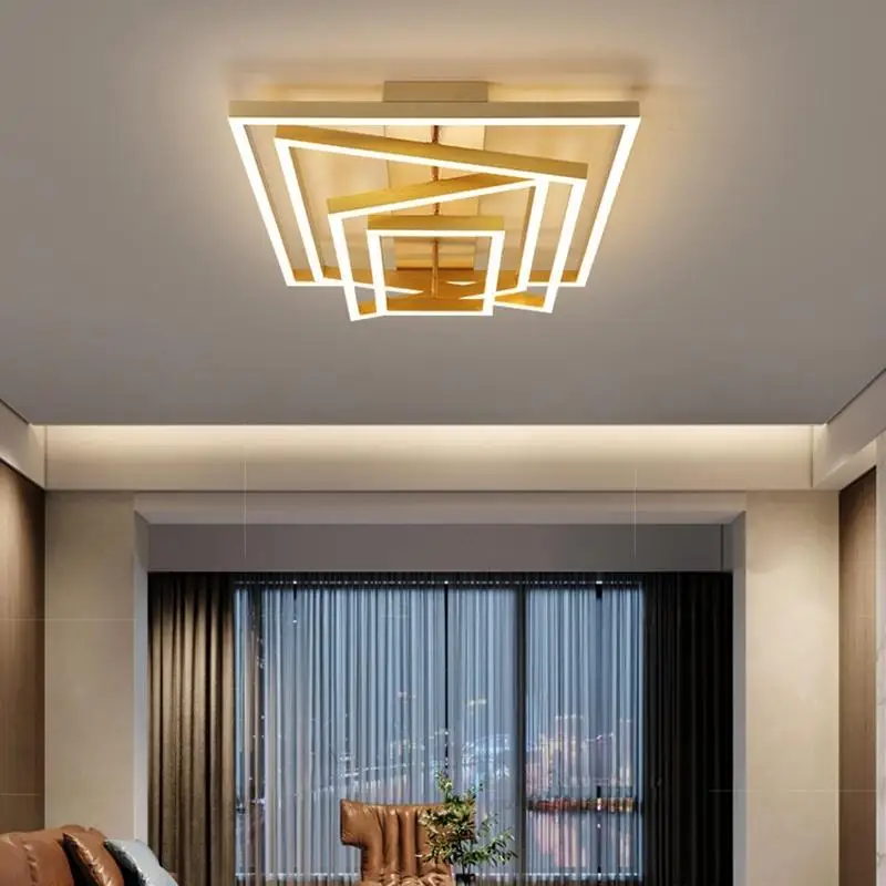 ضوء السقف المنزلي، ديكور غرفة النوم، ضوء LED ذكي، ضوء سقف غرفة المعيشة، تركيبات إضاءة داخلية، ضوء أكريليك