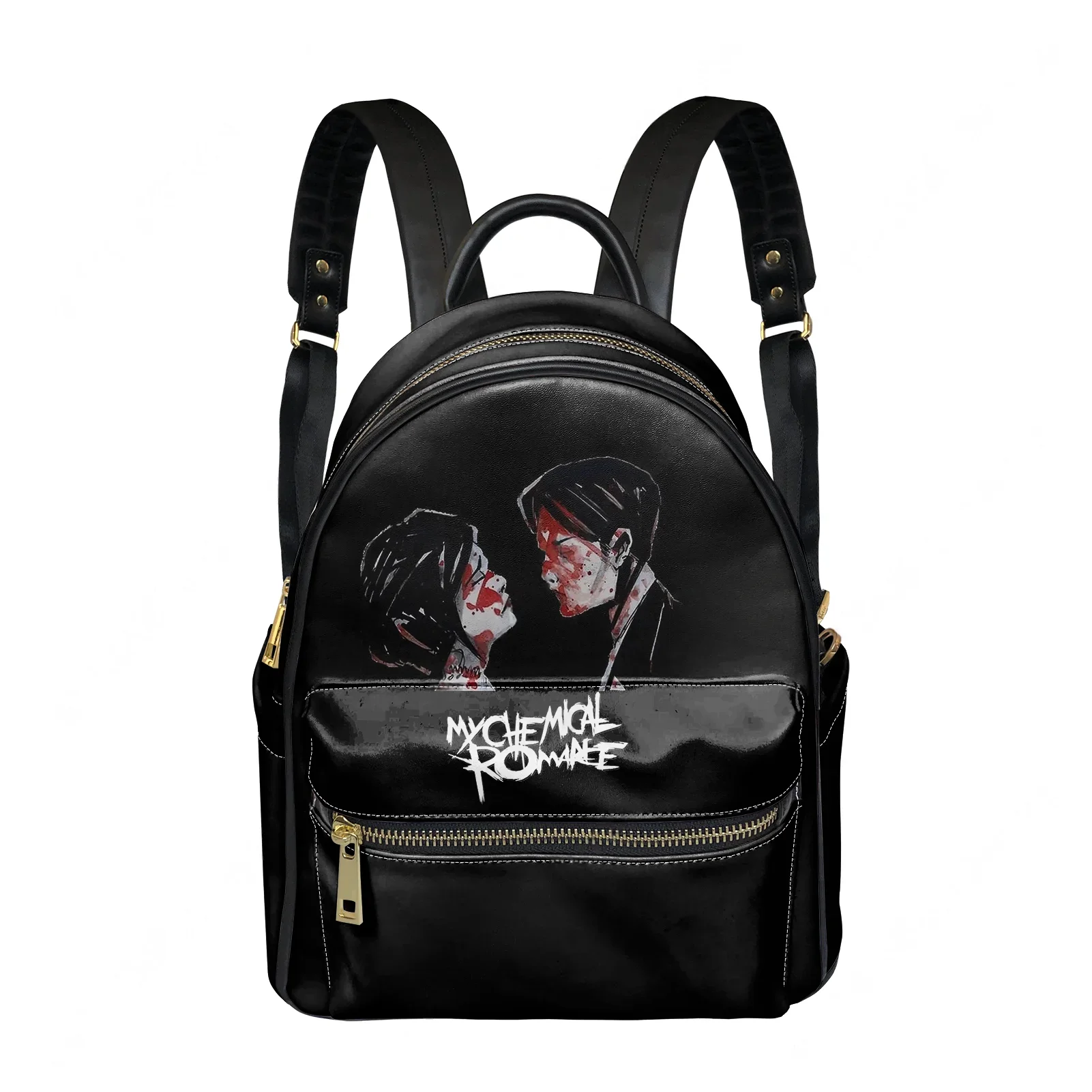 

My Chemical Romance Backpack Mens Womens Knapsack Personalized Double Shoulder Bag Business Travel Bookbag Custom Made Daypacks