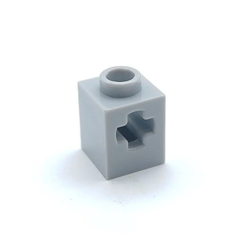 [121 Stück]【50g】 73230 Ineinandergreifende 1x1-Fliesen mit Kreuzlöchern, DIY STEM-Bausteine für Kinder, Geschenke für MOC-Kreator-Gruppen