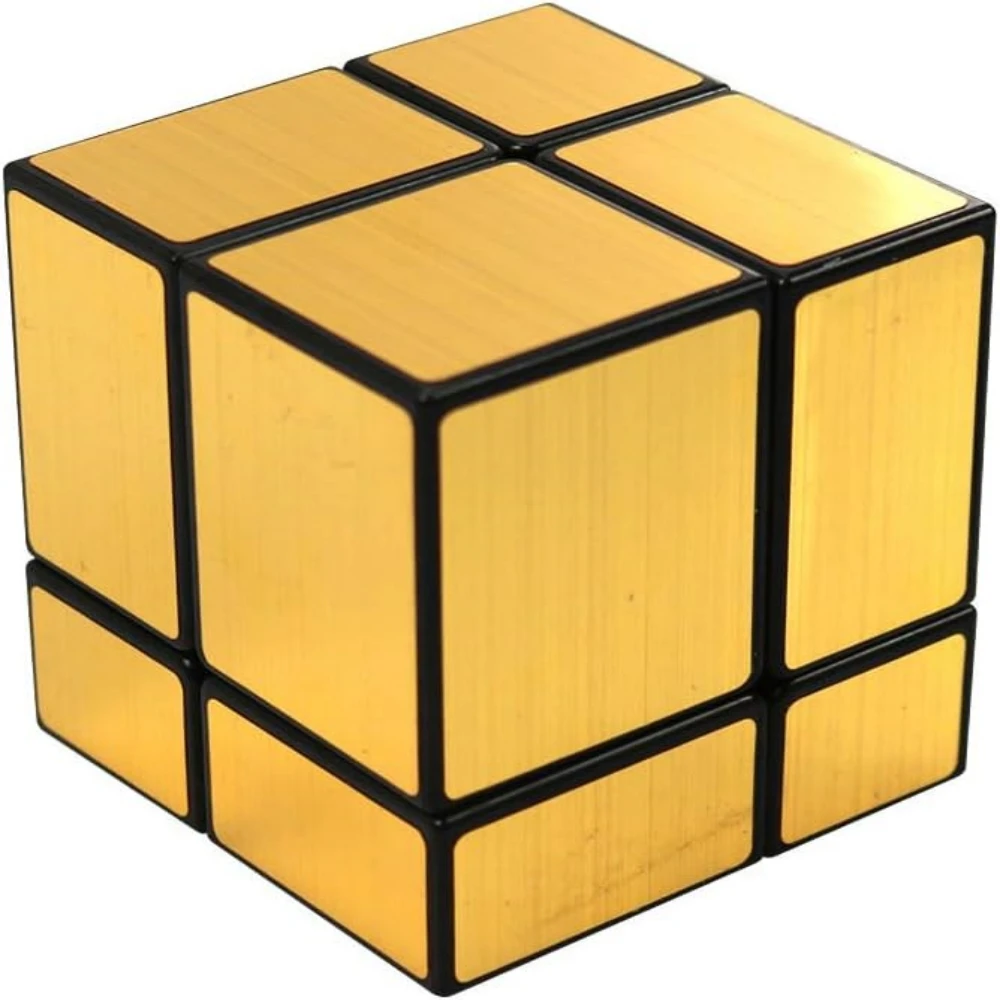 Shengshou 2x2x2 Magic Mirror Cube 5.7cm Speed Magic Puzzle Cube 2x2 Cubo Magico Sticker Learning Education Cubes for kids