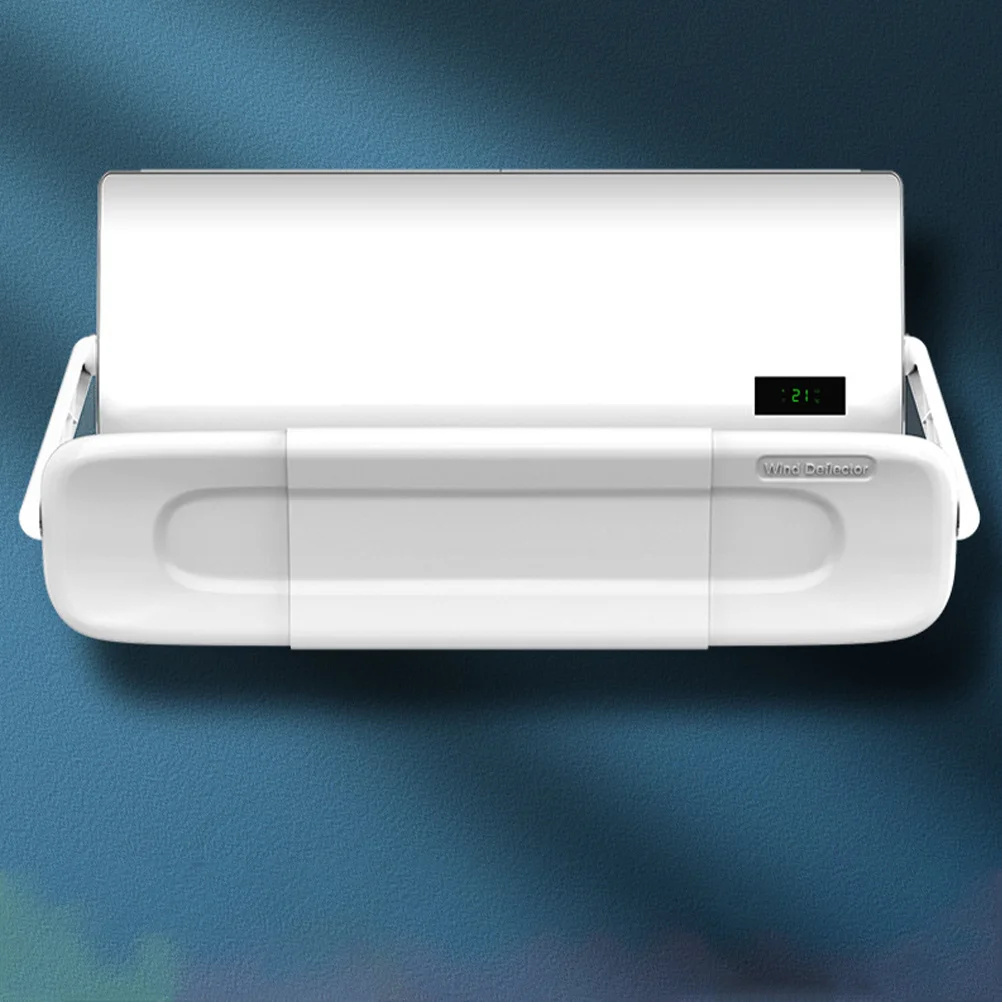 

Air Conditioner Deflector Adjustable Air Conditioner Outlet Baffle Shock Absorbing Adjustable Vent Deflector for Home Airflow
