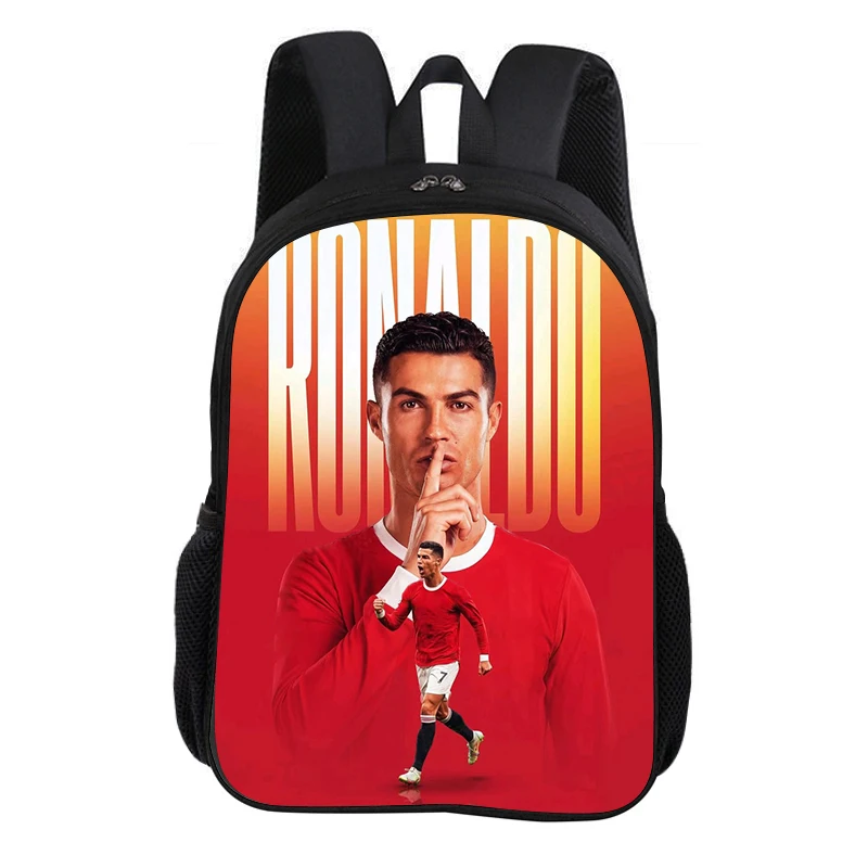 Ronaldo Schoolrugzak CR Voetbalsterrenrugzak Kinderboekentas Knapzak Mode Schooltas Voetbal Sportrugzak Kindercadeau