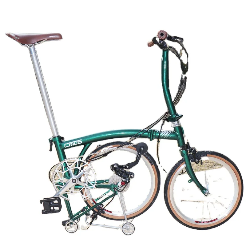 New MINT 16-inch 9-speed BOB A6 Mintparts Aluminum Alloy Frame 3-Fold Bike, Lightweight Folding Bicycle, Mini Folding Bike