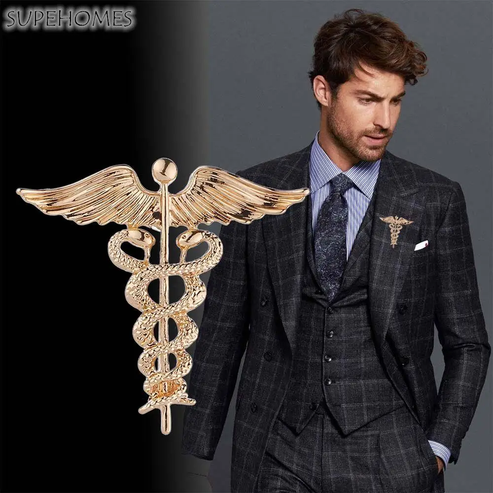 

Gift For Men Retro Metal Angel Wings Badge Collar Clothing Brooch Pins Jewelry Corsage Accessories