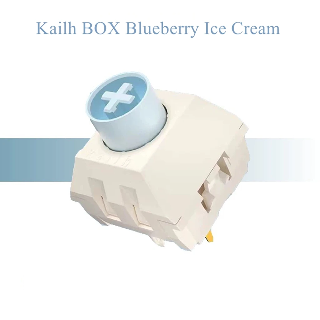 Kailh BOX Blueberry Ice Cream Pro Switch Quick Trigger Linear Mechanical 5 Pin POM Keyboard Switch Hot Swap Switches Lubricated