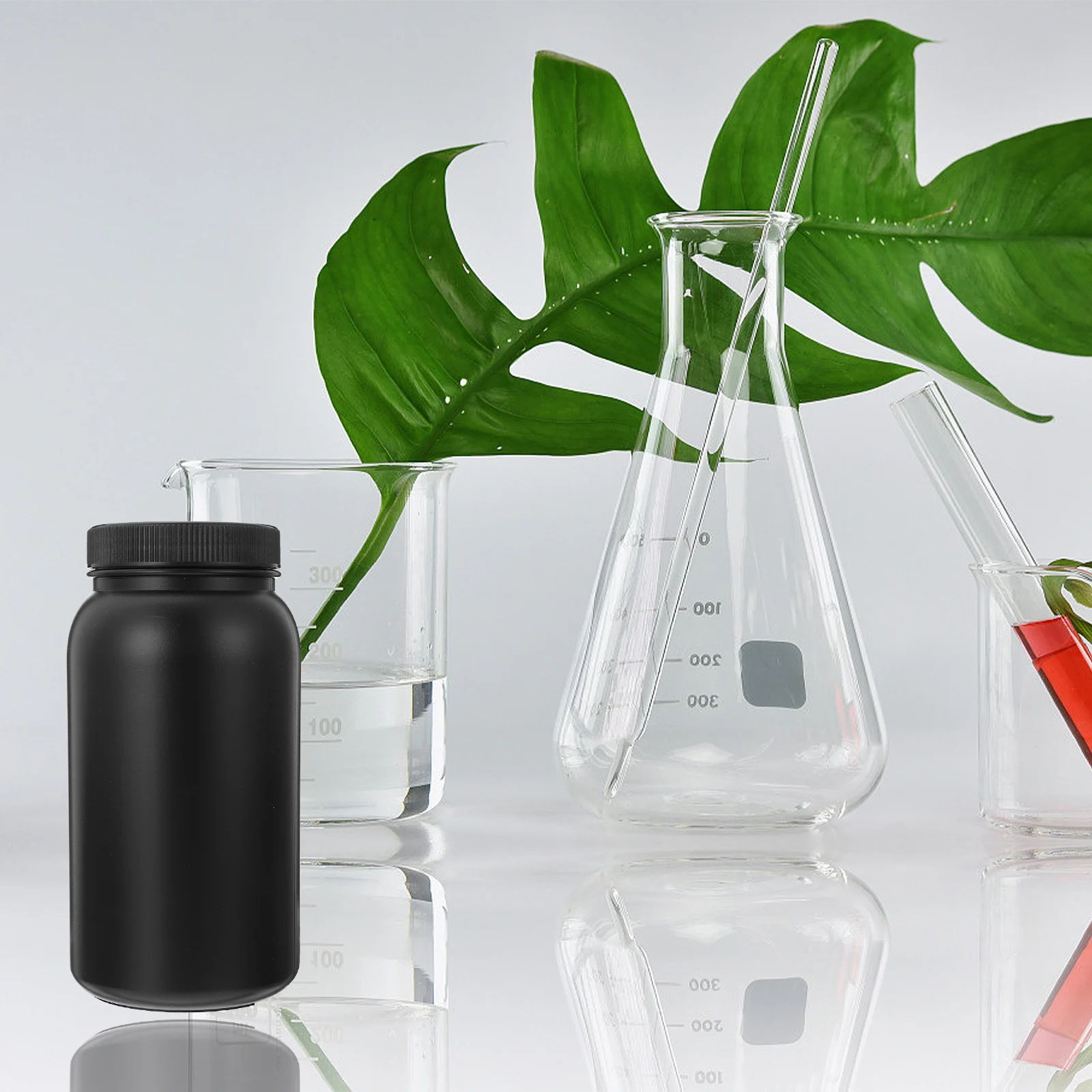 

2Pcs 1000Ml Laboratory Reagent Bottle Plastic Wide Mouth Sealing Sample Bottle for Chemical Plant