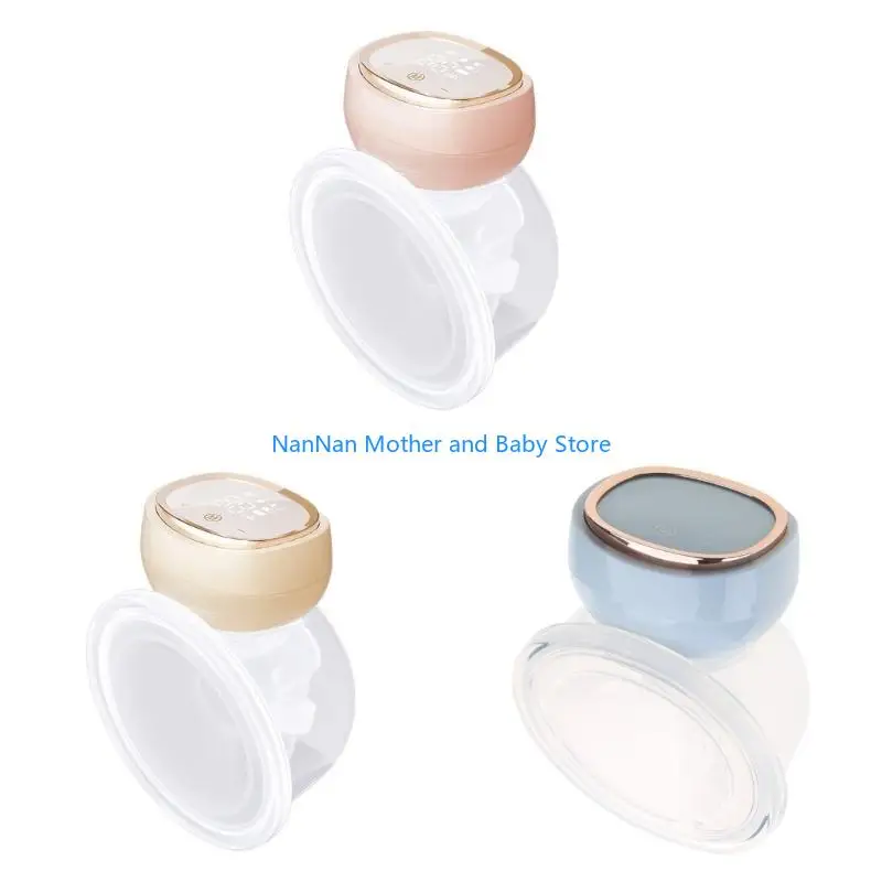 مضخة حليب كهربائية محمولة قابلة لإعادة الشحن وصامتة ويمكن ارتداؤها بدون استخدام اليدين