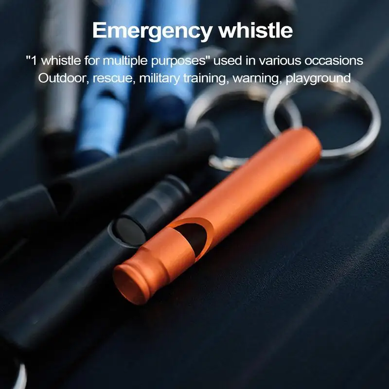 Outdoor Survival Whistle Rescue Whistle 120db Safety Whistle for Survival 3 Pieces Survival Whistle Loud Crisp Sound Coaches