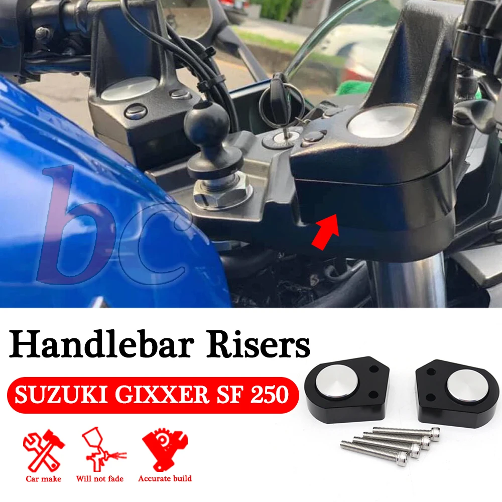FOR SUZUKI GIXXER SF250 2019 2020 2021 2022 2023 2024 motorcycle accessories Handlebar Risers