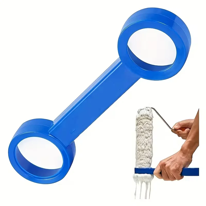 Blue Plastic Paint Roller Cleaner & Scraper Tool | Efficient Paint Removal, Ring Handle, Durable Maintenance