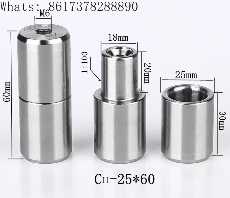 C2 type 1:100 proportion high-precision micro cone guide column positioning column precise positioning pin