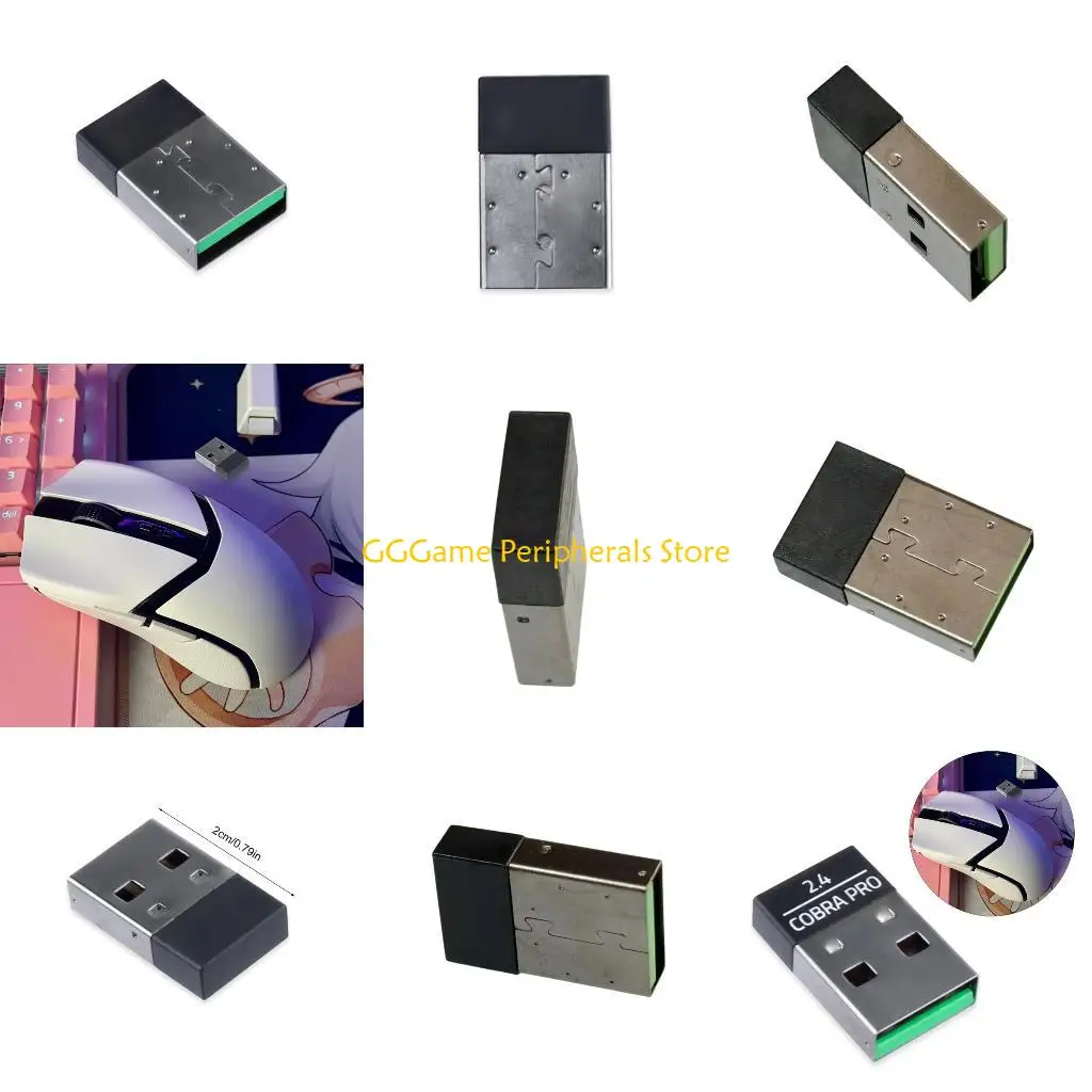 

U55B Mouse Receiver Strong Reception For Optical Mouse Enhances Gameplay