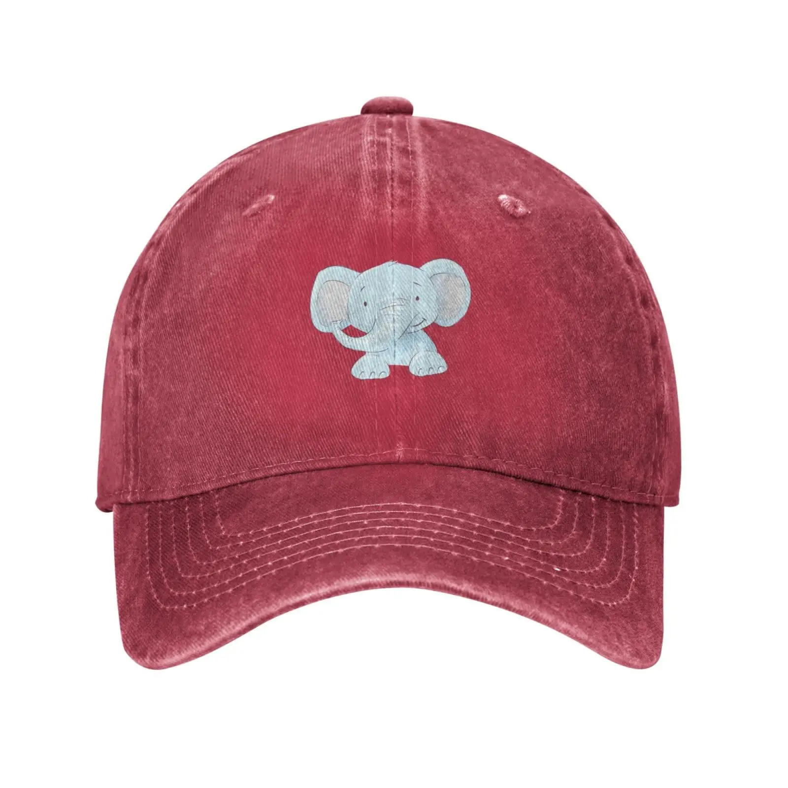 

Cute Elephant Baseball Cap for Men Women Vintage Trucker Hat Golf Hats Dad Hat