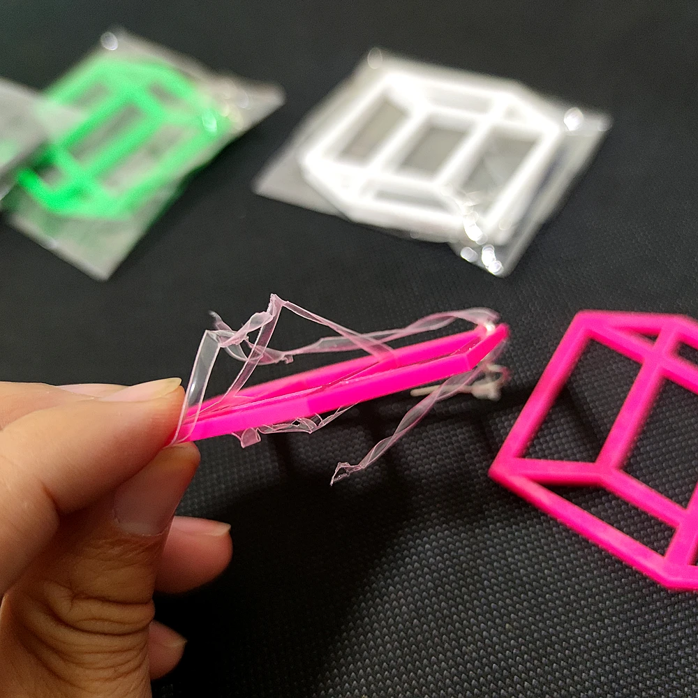 KUGUYS Square Cube Drop Dangle Earrings for Women Geometric White Pink Green Black Acrylic Hyperbole Neon Trendy Jewelry