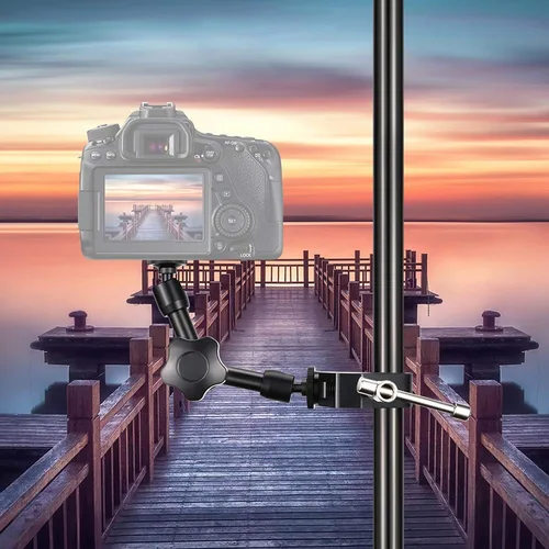 Imagen 2 del producto Brazo mágico articulado de Metal de 7/11/20 pulgadas, soporte súper abrazadera para cámara DSLR, accesorios de fotografía para estudio fotográfico, Kit de accesorios