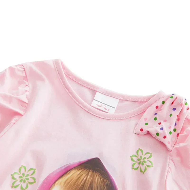 マーシャとくまのプリンセスドレスコスプレアニメドレス女の子用リトル長袖ワンピースドレス綿服