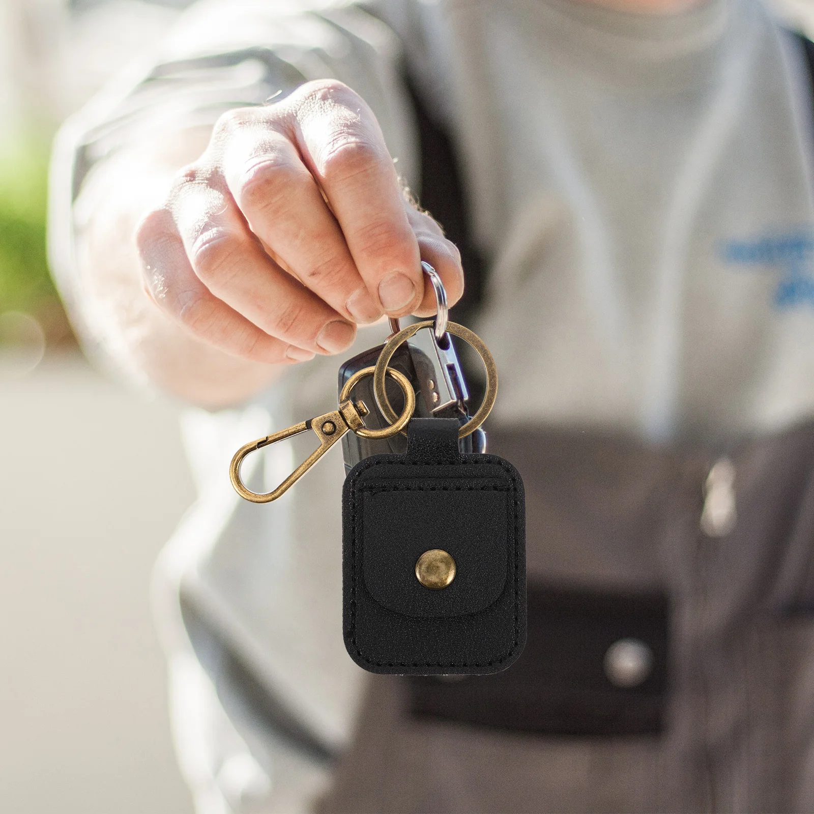 حقيبة تخزين العملات المعدنية الصغيرة المحمولة من البولي يوريثان مع سلسلة مفاتيح محفظة صغيرة للنساء حامل المال تغيير المحفظة للنساء